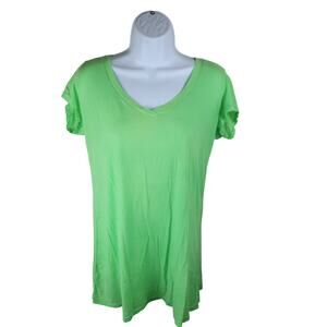 Da-Nang Green Womens T-shirt Scoop Neck Cotton S